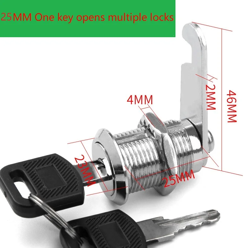 Secure Drawer Cabinet Locks with Keys – Furniture and Office Cam Locks