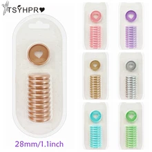 

2packs(22pcs) Expansion Discs Binding Discs 28mm/1.1inch Heart Binding Ring Discs for Notebooks and Planners