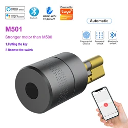 Wehere TTLOCK Smart Door Lock M501 Alexa Cylinder Fingerprint Bluetooth Door Lock Smartlife WIFI Control M500 Upgrade Version