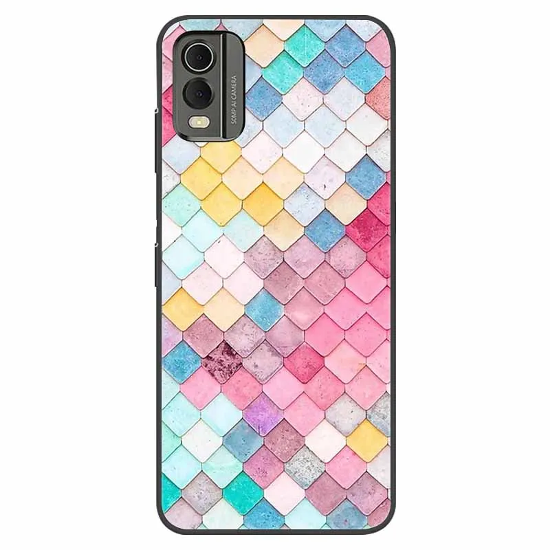 Shockproof Soft Silicone TPU Back Cover with Cute Cartoon Design