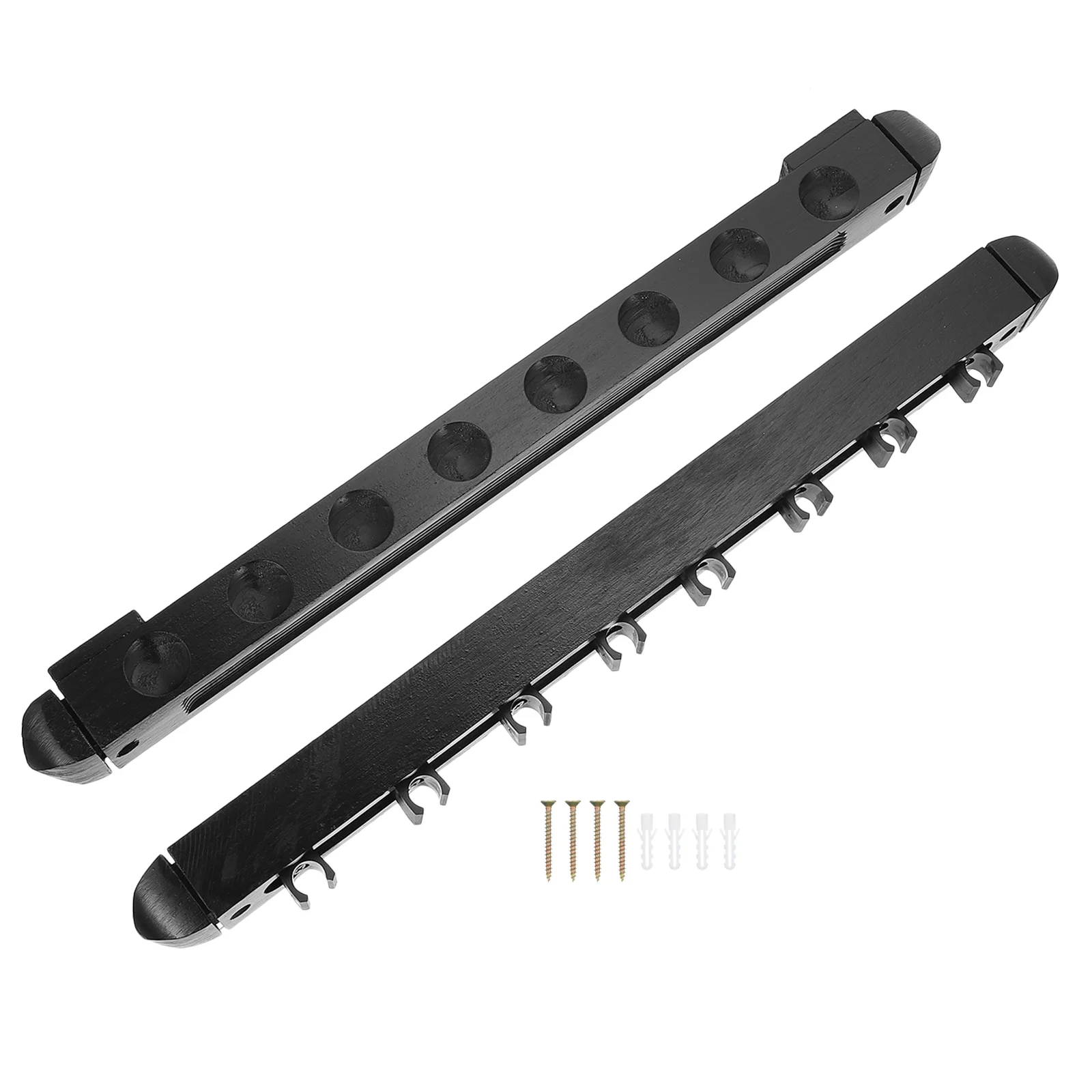 

Wall Billiard Rod Rack Pool Cue Holder Multi-hole Billiards Pole Rack Wood Cue Rack Wall Rack Pool Cue Wall Organizer