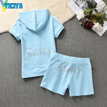 

YICIYA 2022 New JC Rhinestone Sweatsuits Tracksuit Women Crop Top And Shorts Pants Summer Pants Suits Tops Women's Two Piece Set