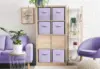 Storage Cubes Foldable Fabric Baskets for Organizing Pantry, Closet, Shelf, Toy Box, Cubby Collapsible Cloth Cube Storage Bins 4