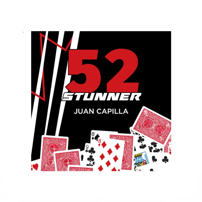 

52 Stunner By Juan Capilla Gimmicks Close Up Magic Tricks Illusions Mentalism Magic Props Think of Any Card Mind Reading Magica