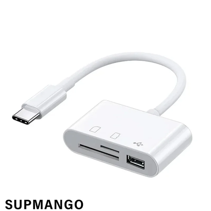 Type C Adapter TF CF SD Memory Card Reader For Phone IPad Huawei Macbook Samsung Xiaomi