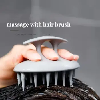 Nuova Spazzola Massaggiante in Silicone per Cuoio Capelluto, Pettine per Shampoo, Massaggiatore per Radici, Spazzola per Doccia, Strumento per la Cura dei Capelli da Salone