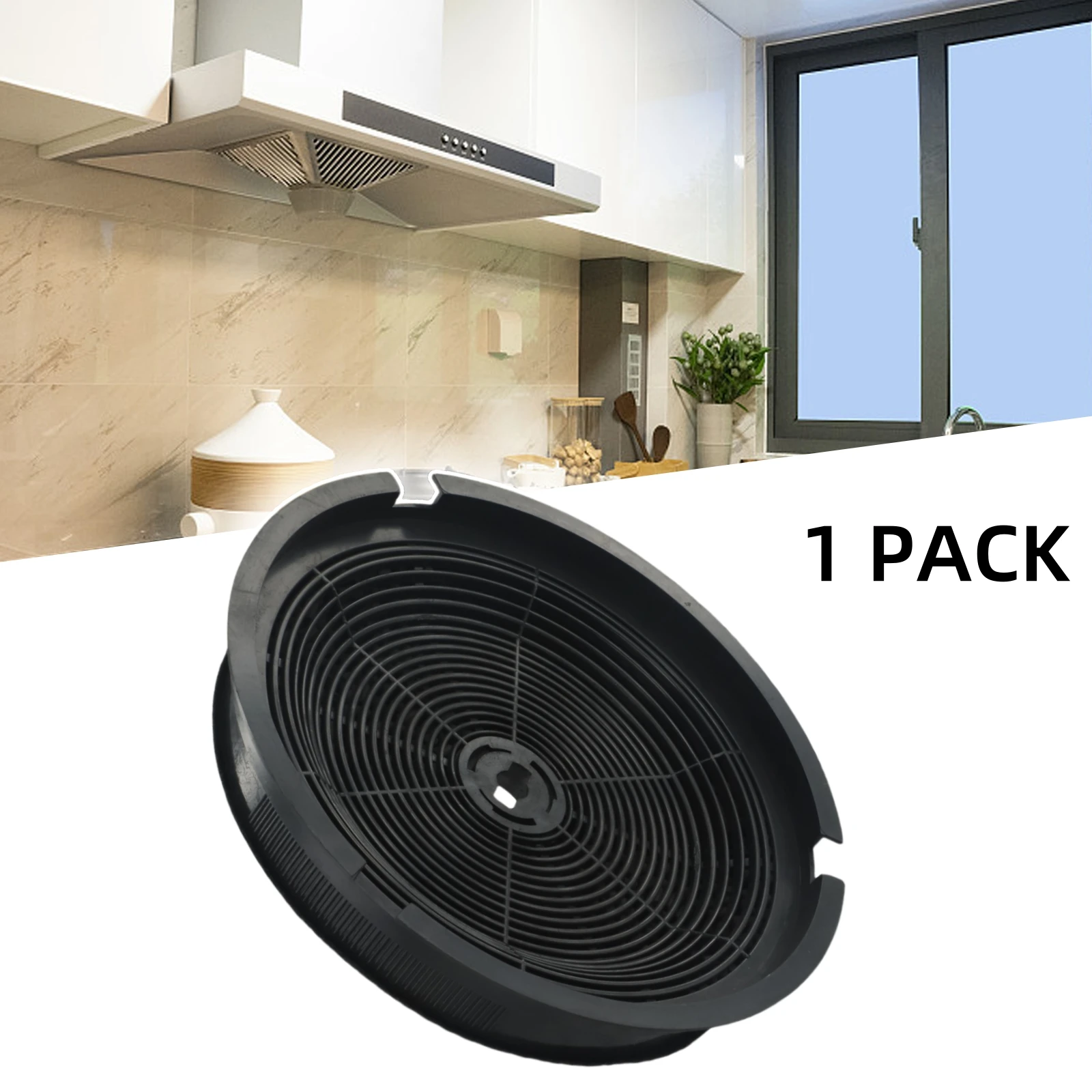 Active Carbon Filter 1PCS 1015427 For Extractor Hood For Refsta K25 190mm Round Active Charcoal Filter Exhaust Hoods cooker hood filter range hood filter