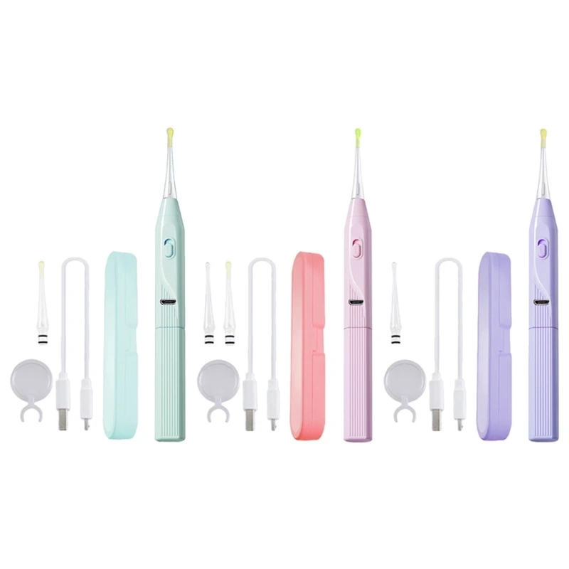 

Электрический безопасный безболезненный инструмент для чистки ушей для взрослых и детей, вакуумный очиститель для удаления ушной