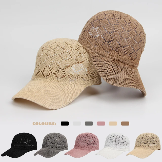 Summer Lace Hat Cotton Thin Baseball Cap for Women Breathable Mesh Girls  Snapback Hip Hop Fashion Female Caps Adjustable - AliExpress