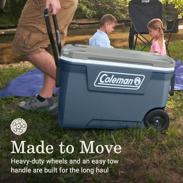 Coleman 316 Series 62QT Hard Chest Wheeled Cooler 1