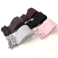 Kids Lace Pants Spring Fall Cotton Ribbed Girls Pants for Children Lace Legging Baby Trousers Soft Breathable Children Outfits 4