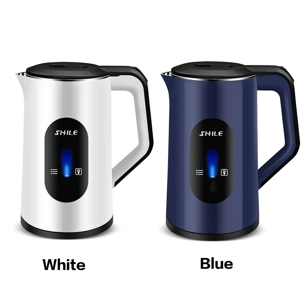 Stainless Steel Electric Tea Kettle 1500W Fast Boil Hot Water Boiler
