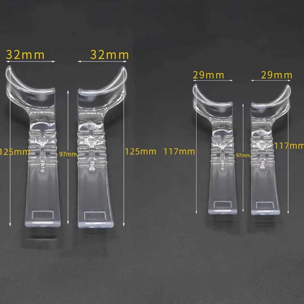 50 stücke Kunststoff Dental Halb-Lippen Retractor Lip Wange Retractor Links und Rechts Mund Opener Intraorale Unterstützung Gerät