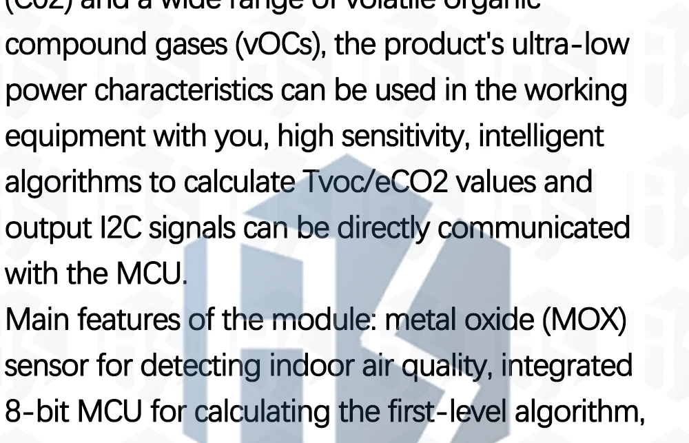 Gassensor Kohlendioxid-Erkennungsmodul CCS811 CO2 ECO2 TVOC Luftqualitätsmessung I2C-Ausgang CJMCU-811 für Arduino – Detail 4