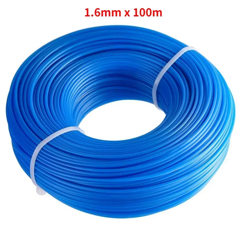 Replacement Grass Trimmer Line 1.6 2.0mm x 100m Strimmer Line for Garden Strimmers Electric Brushcutter Nylon Cord Round Rope grass trimmer line trimmer line