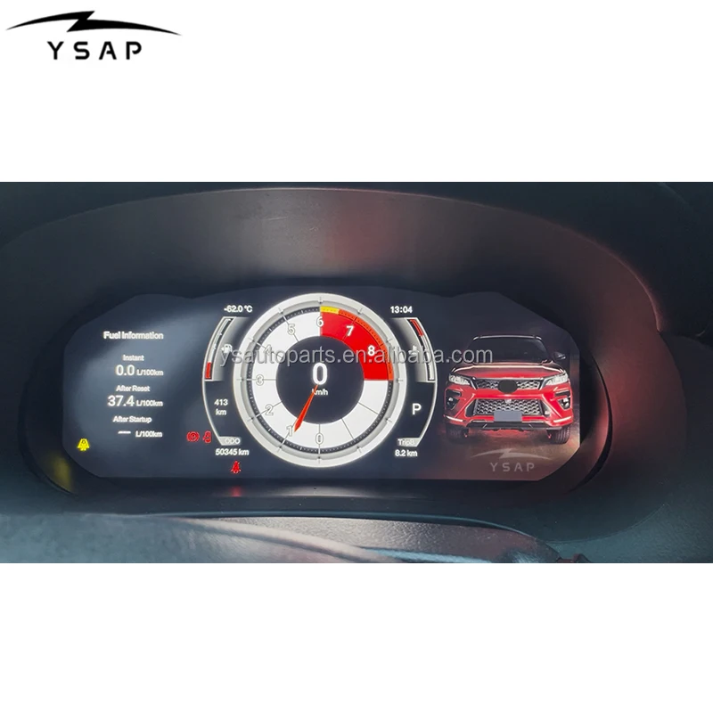 Digital Speedometer Hilux Revo Rocco LCD Cluster Dashboard Fortuner Meters