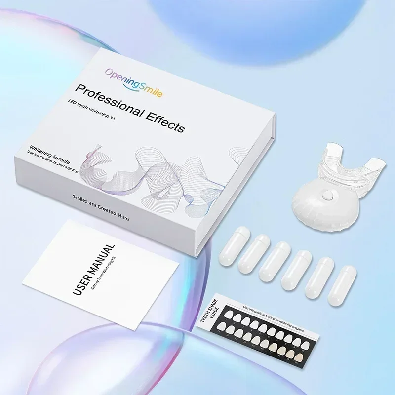 OpeningSmile New LED Teeth Whitening Accelerator Light Cold Light Whitening Device USB Rechargeable teeth whitening kit