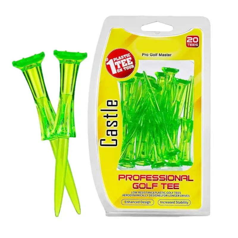 

Outdoor Golf Tees Kids Golf Practice Tees 8 Prongs Golfing Tees Crown Head Design 20pcs Court Training Golf Tees For Outdoor