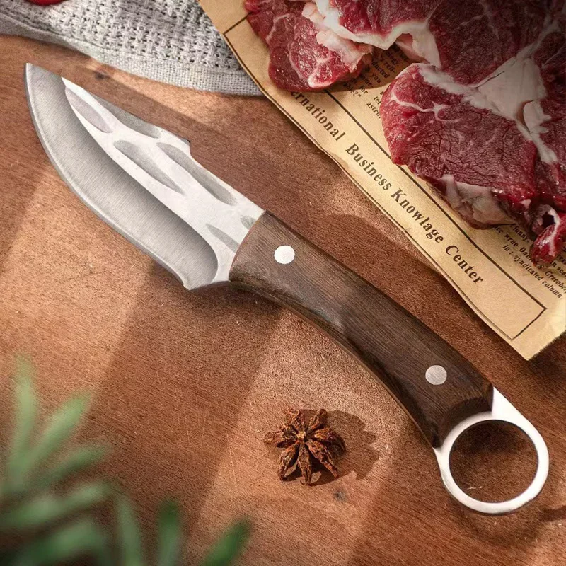 Kitchen Knife Stainless Steel Boning Handmade Forged Fruit Slicing Meat Cleaver Fish Cooking