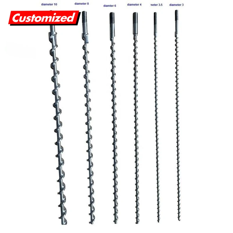 

OEM Custom Small Mini Long Stainless Steel Auger Screw Machining Feed Screw