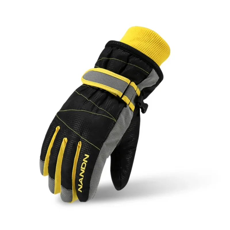 Winter Warm Mountain Snowboard Ski Gloves Men Women Cold Snow Skiing Mittens Waterproof Snowmobile Handschoemen Air+ 5002 5