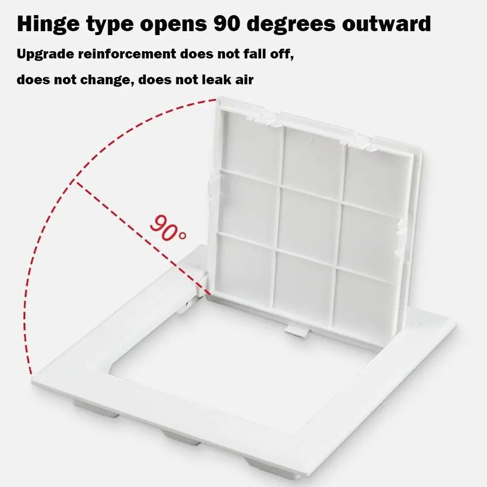 Universal White Access Panel Door Plastic Removable Opening Flap Cover Plate Inspection Hole Doors Wall Ceiling access panel