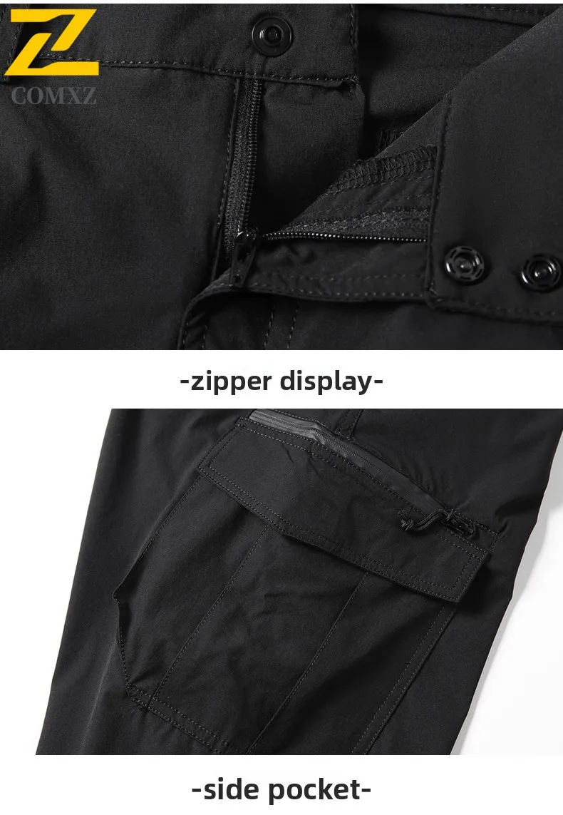 EiAO Men's Hiking Pants Spring-Summer Quick-Dry  Lightweight Water-Resistant Windproof Stretch Outdoor Fishing Trekking Workwear