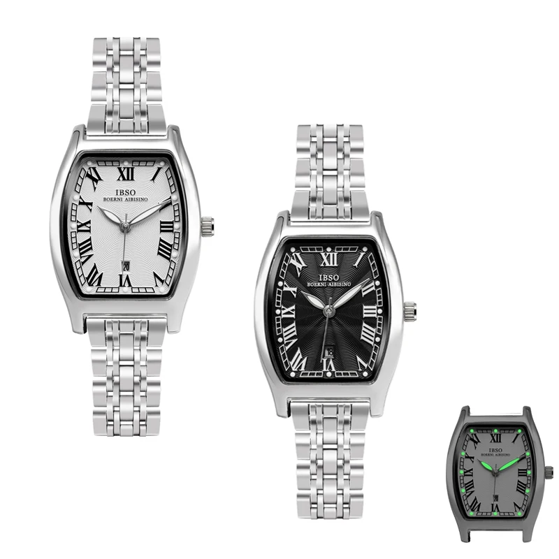 Original Brand Women Watches White Stainless Steel Waterproof Casual Female Hand Clock Luminous Luxury Ladies Wristwatches Black