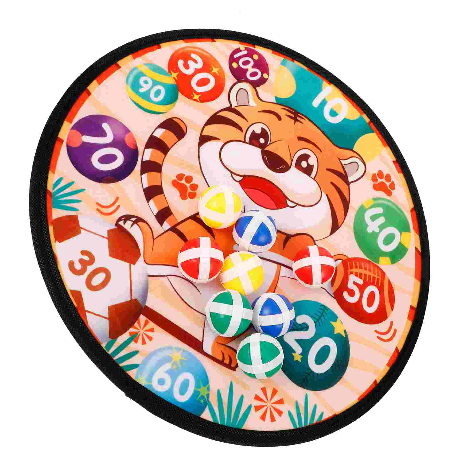 

Parent-child Sticky Ball Children's Toys Kids Dart Board Game with Balls Fabric