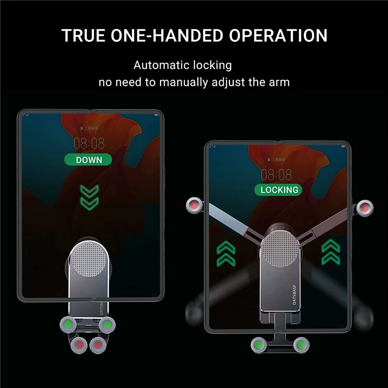 Auto Gravity Metal Car Air Vent Phone Holder Case Samsung Galaxy Z Fold 2 3 4 S21 S22 S23 Plus ZFold Fold4 Fold3 Stand Cover
