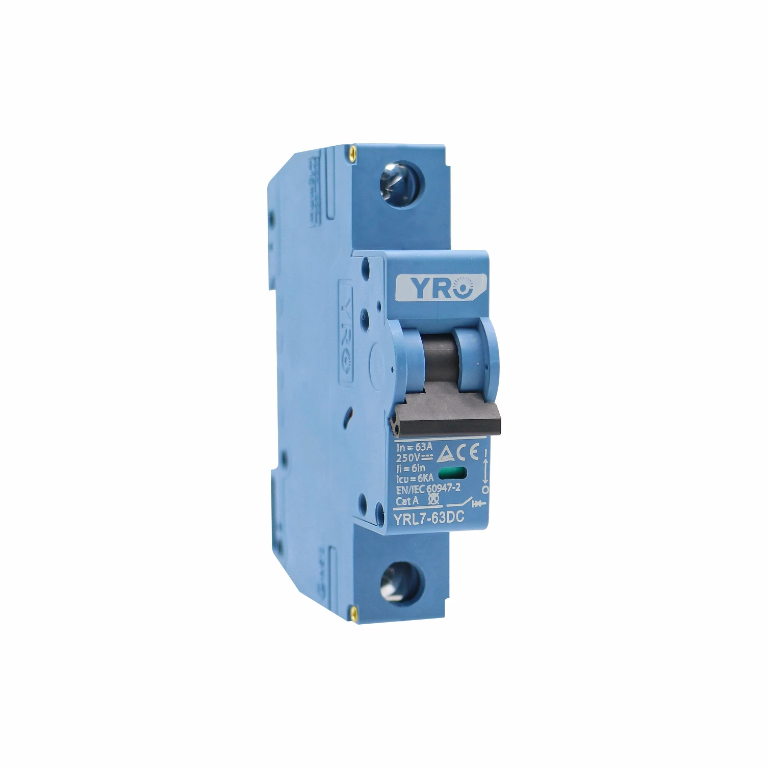 1P 2P 4P DC Solar Mini Circuit Breaker 40A 50A 63A FOR PV System Battery Main Switch YRL7-63DC