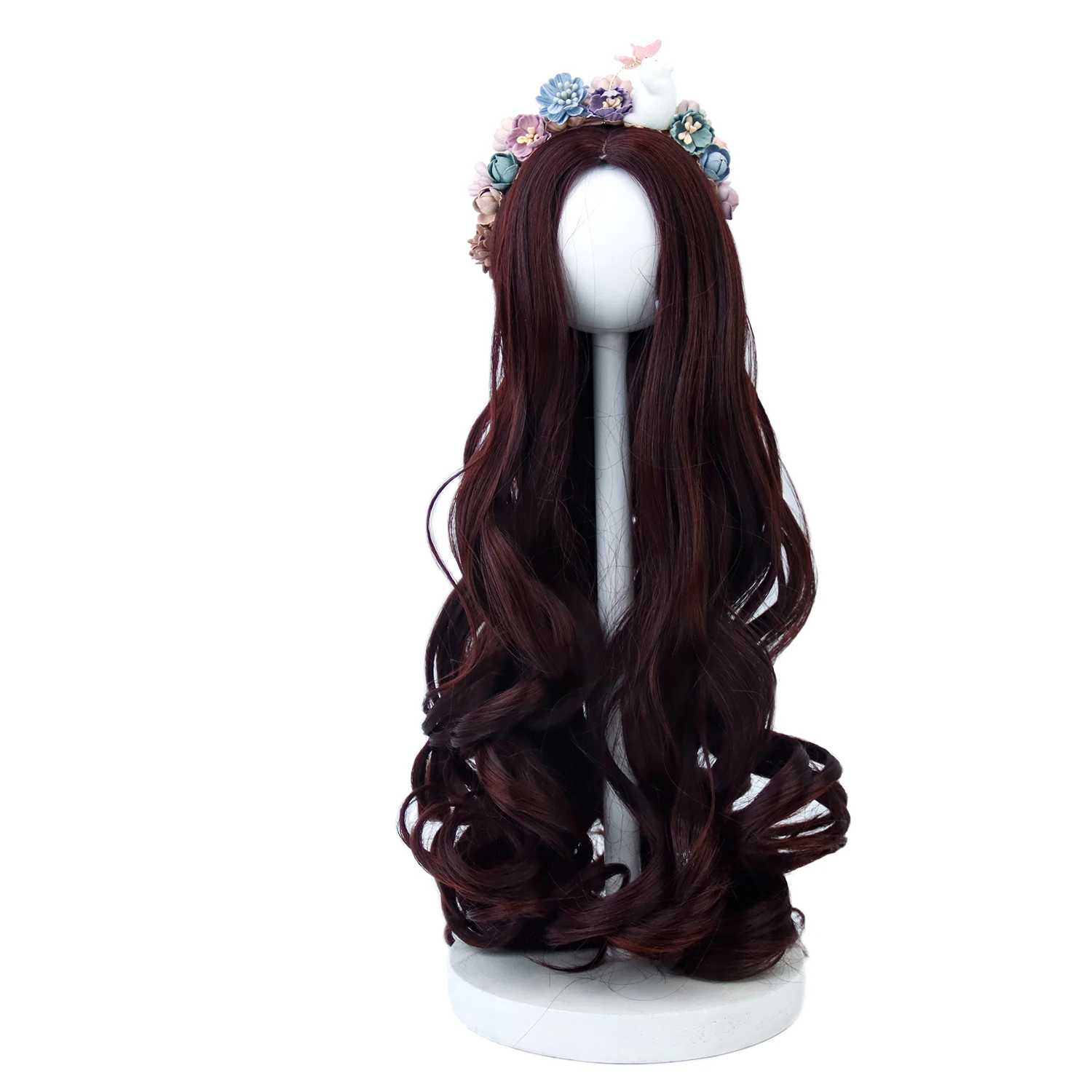 MUZIWIG 18 Inch Doll Hair Wigs Doll Accesories Heat Resistant  Long Curly Dread for 18'' Dolls DIY Making Supplies eu 5 45w terrarium reptiles heat mat climbing pet heating warm pads adjustable temperature controller mats reptiles supplies