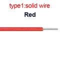 Red Solid Wire
