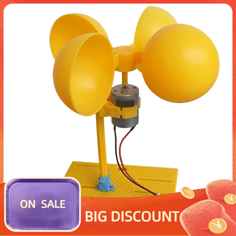 Wind Turbine Generator Kit Generation Motor DIY Micro Micro DC Generator Wind Power With Holder Blades solar wind generator
