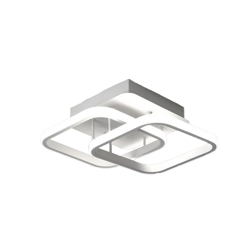 

1 PCS Nordic Style Acrylic Chandelier Modern White Ceiling Lamp Iron+Silicone For Bedroom, Kitchen, Corridor, Restaurant