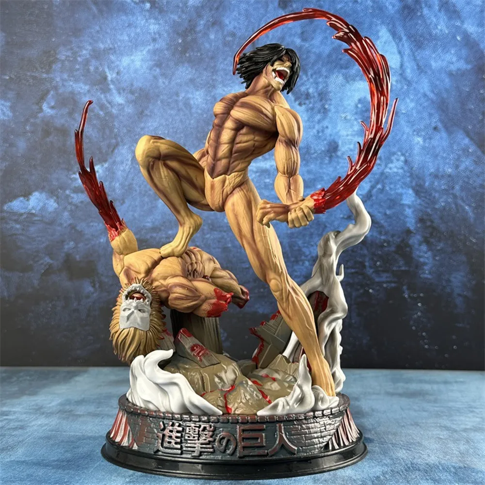 進撃の巨人 エレン フィギュアセット 新しい進撃の巨人アニメフィギュア装甲フィギュア 29 センチ