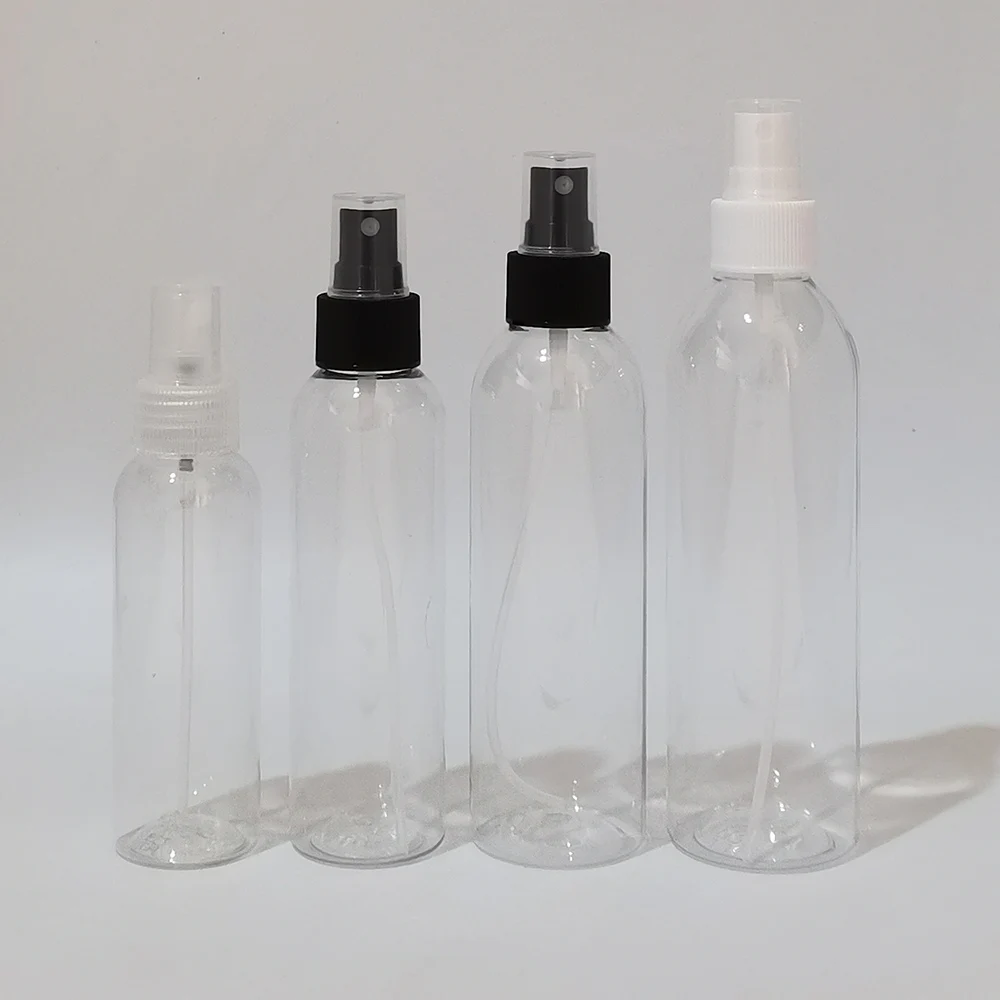 

30pcs 100ml 150ml 200ml 250ml Clear Makeup Tool Empty Plastic Perfume Sprayer Atomizers Water Bottle Cosmetic container