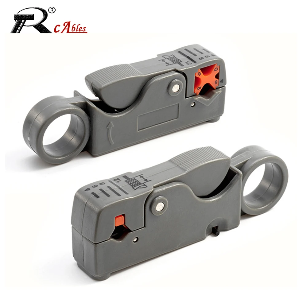 

Adjustable Rotary Coaxial Cable Cutter Stripper Lead Sky TV Network Wire Disassembly Maintenance Tool for Home Tool RG58