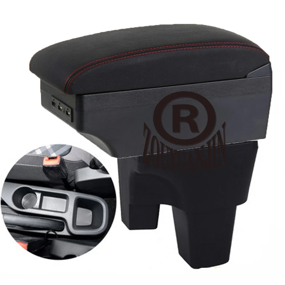 

For Morris Garages MG3 Armrest Box Arm Elbow Rest Car Center Console Storage Case Modification Accessories with Cup Holder USB