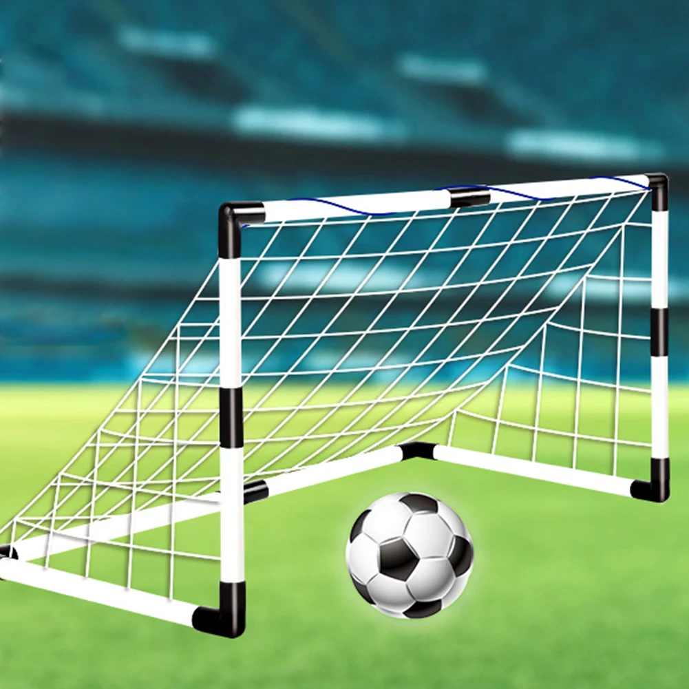 미니 축구 골, 펌프 및 볼 포함, 스포츠 장난감, 내후성 휴대용 축구 골, 축구 스포츠 액세서리