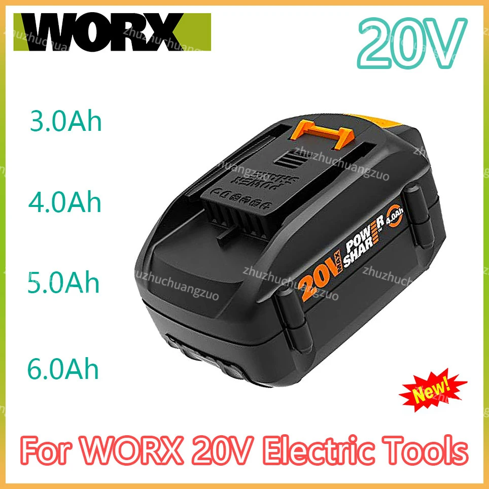 

For WORX brand new genuine WA3578 - PowerShare 20V 3.0AH/4.0AH/5.0AH/6.0AH lithium-ion large-capacity battery