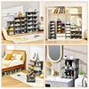 New 8 Pack Shoe Boxes Stackable, Large Shoe Storage Organizer with Lids,Drop Side Shoe Containers for Entryway,Sneaker Storage 5