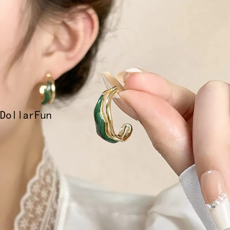 

Новые серьги с-образной формы неправильной формы, уникальные и модные