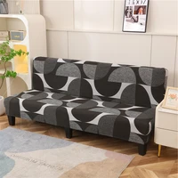 Housse de futon imprimée, housse de canapé-lit extensible, sans accoudoirs, avec fond élastique, pour meubles de salon, de chambre à coucher, tailles S/M/L 5