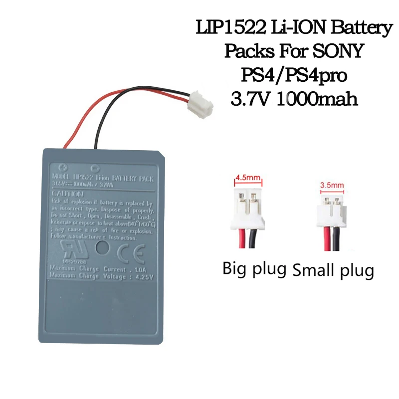 Controller Battery PS4 PS4 Pro For SONY Slim LIP1522 Dualshock 4 V1 V2 Wireless Controller Playstation GamePad 4x