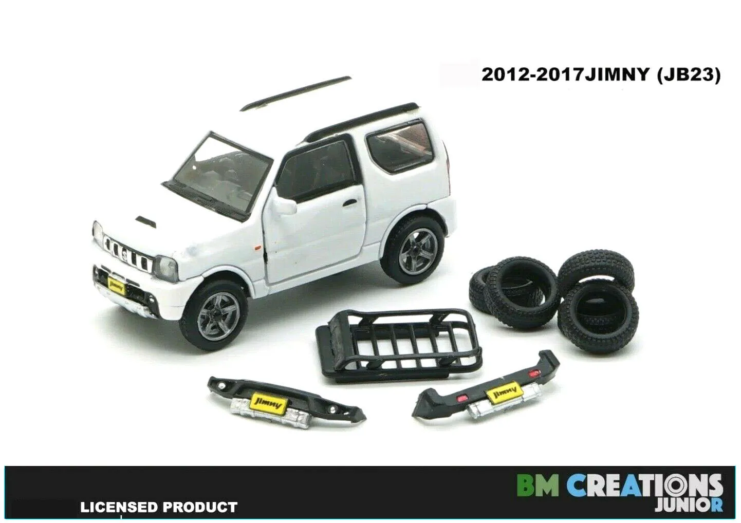 BM Creations 1:64  Jimny JB23 Diecast Alloy Toy Cars Simulation Model For Collection gift