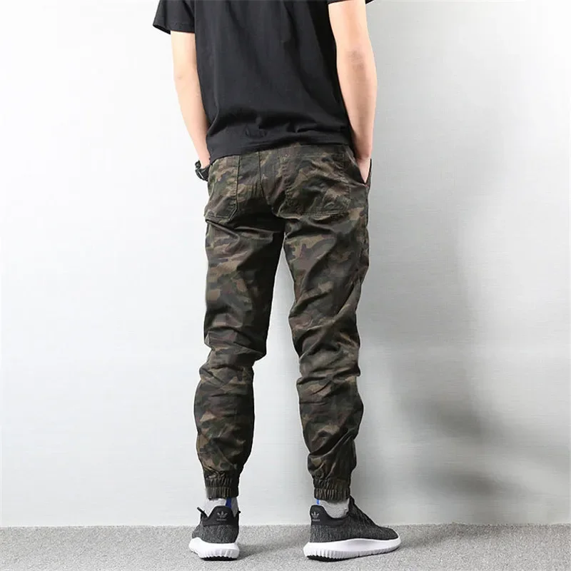 Camouflage Cargo Pants for Men Casual Jogger Rainforest