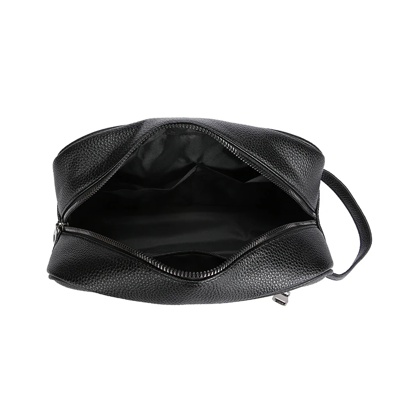 Men's Premium PU Leather Business Clutch Bag with Waist Strap