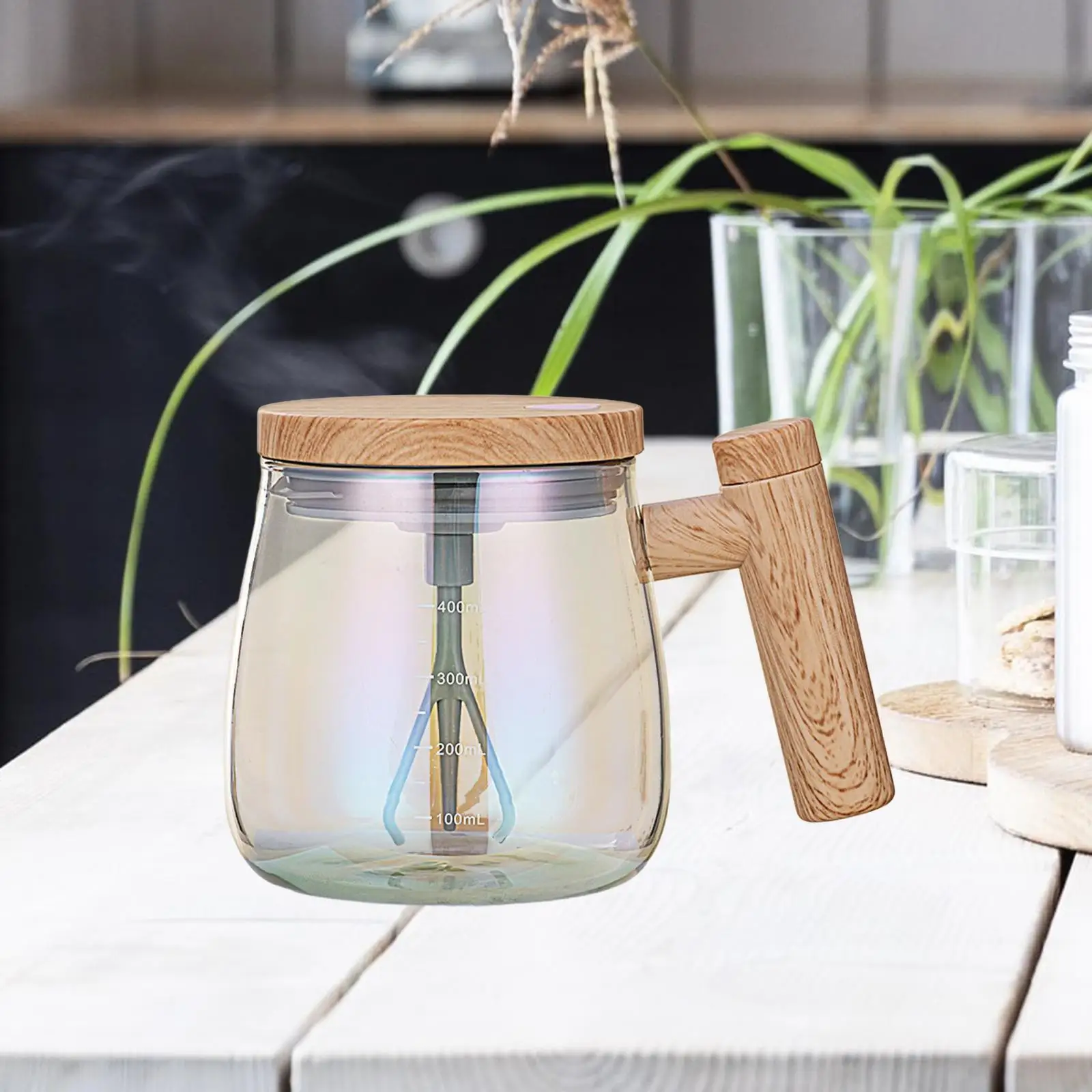 Auto Stirring Mug Self Mixing Mug 400ml Portable for Coffee Tea Milk Glass Self Mixing Coffee Mug Automatic Stirring Cup