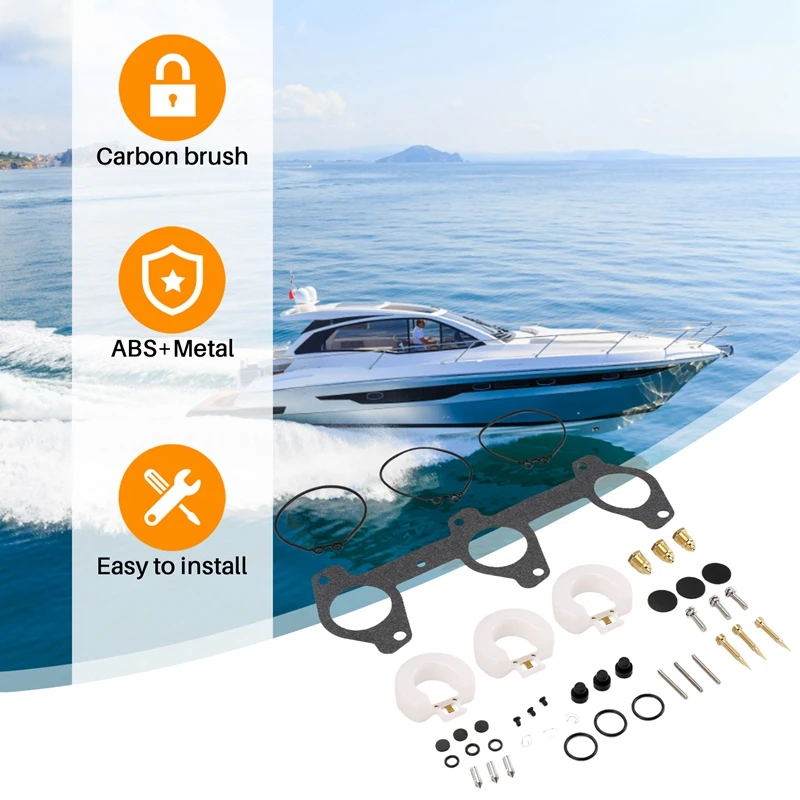 Vergaser-Service-Set Für 60-70 PS Außenborder - Kompatibel Mit Yamaha 6H3-W0093 Serie